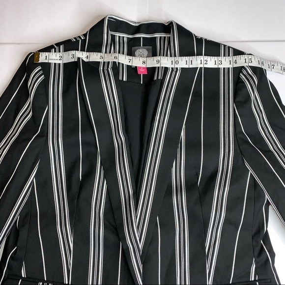Vince Camuto Striped Pocket-Flap Blazer - Picture 7 of 12